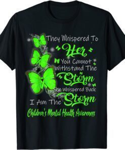 I Am The Storm Children's Mental Health Awareness Tee Shirt