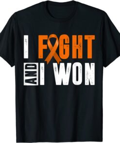 I Fight And I Won neurodiversity ADHD awareness ADHD Warrior T-Shirt