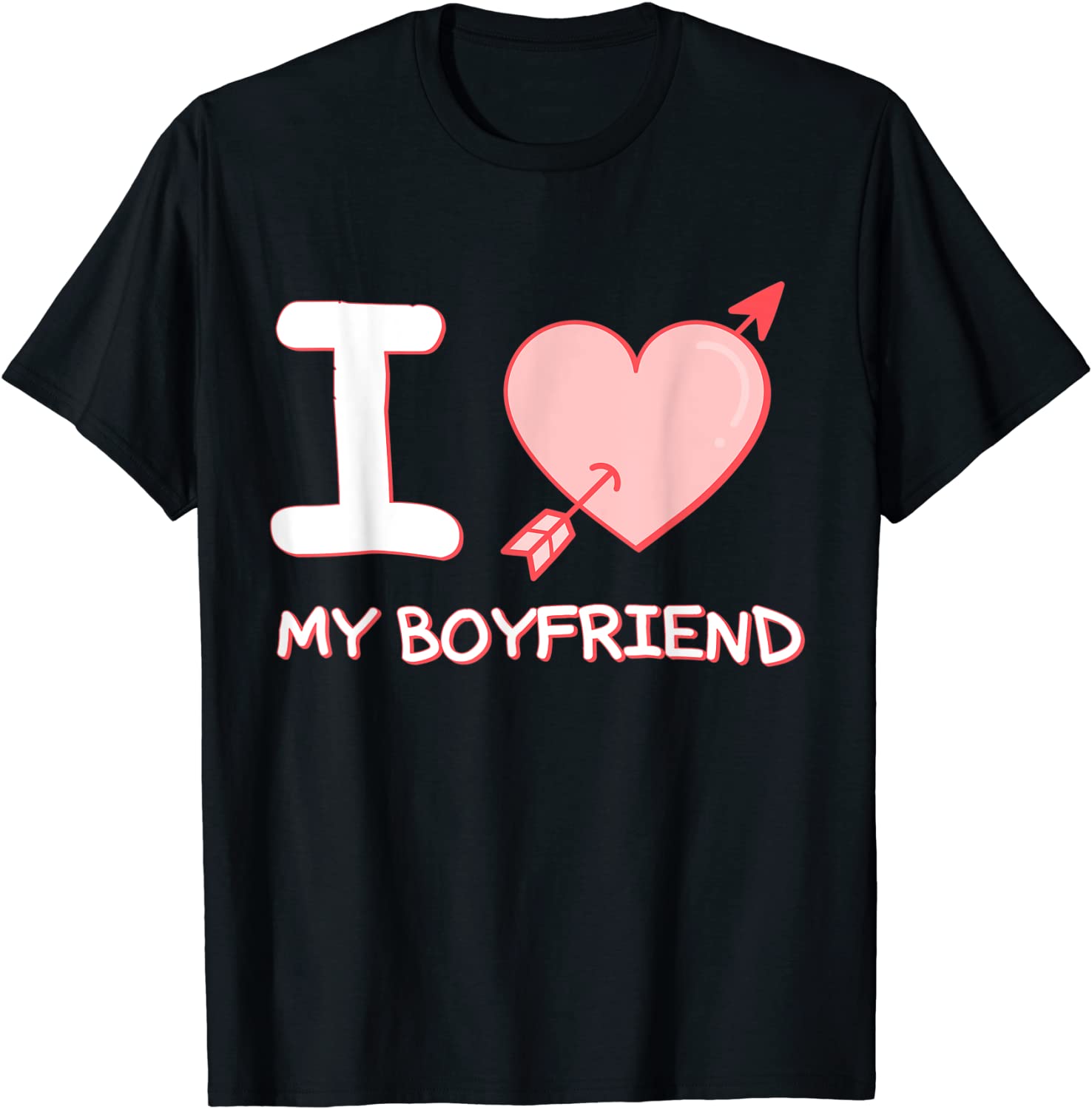 I Love My Boyfriend Tee Shirt I Love My Boyfriend Tee Shirt