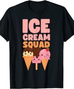 Ice Cream Squad Kawaii Cute Tee Shirt