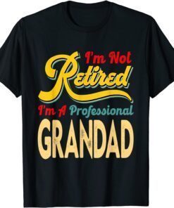 I'm Not Retired I'm A Professional Grandad Tee Shirt