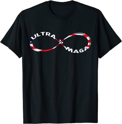 Infinity Ultra Maga Anti Joe Biden Graphic T-Shirt