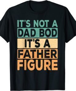 Its Not A Dad Bod Its A Father Figure Dad Daddy Papa Tee Shirt