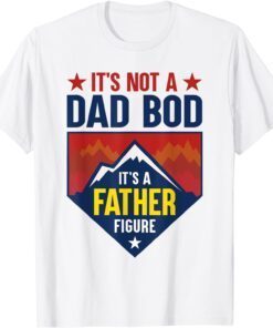 It's Not A Dad Bod It's A Father Figure Dad Joke Fathers Day Tee Shirt