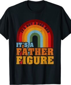 It's Not A Dad Bod It's A Father Figure Father's Day rainbow Tee Shirt