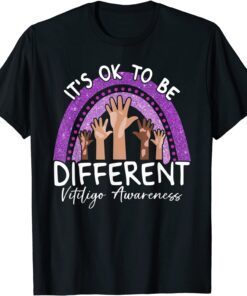 It's Ok To Be Different Vitiligo Awareness T-Shirt