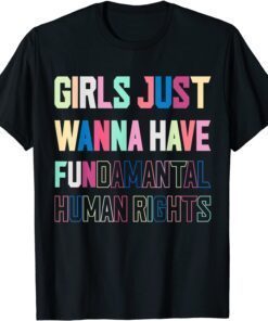 Just Want to Have Fundamental Human Rights Feminist Tee Shirt
