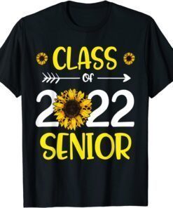 Leopard Sunflower Class Of 2022 Senior Graduation Graduate Tee ShirtLeopard Sunflower Class Of 2022 Senior Graduation Graduate Tee Shirt