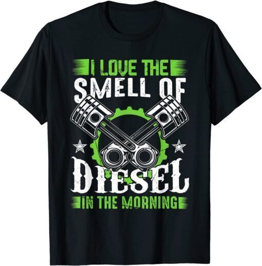 Love The Smell Muscle Car Truck Driver Gears Mechanic Tee Shirt