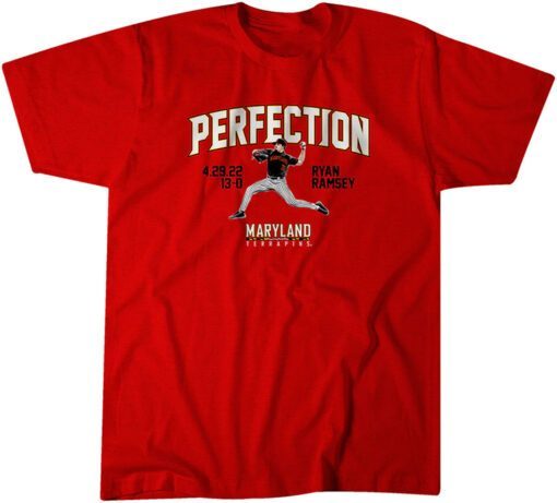 Maryland Baseball Ryan Ramsey Perfect Game Shirt