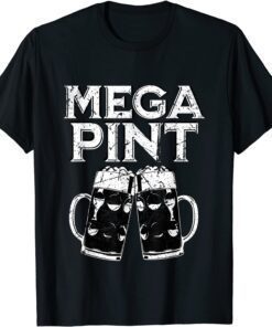 Mega Pint Vintage Distressed Brewing Tee Shirt