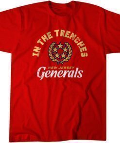 New Jersey Generals In the Trenches Tee Shirt