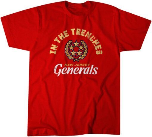 New Jersey Generals In the Trenches Tee Shirt