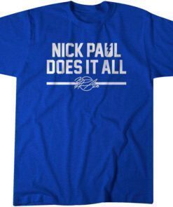 Nick Paul Does It All Tee Shirt