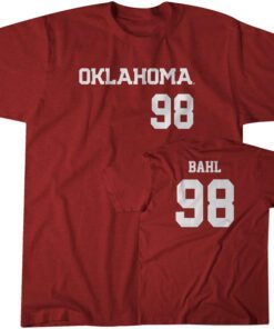 Oklahoma Softball: Jordy Bahl 98 Tee Shirt