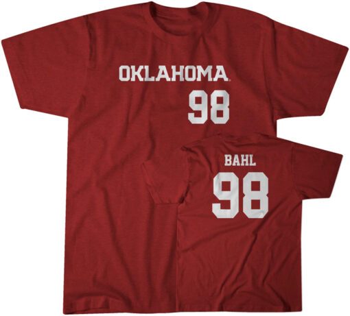 Oklahoma Softball: Jordy Bahl 98 Tee Shirt