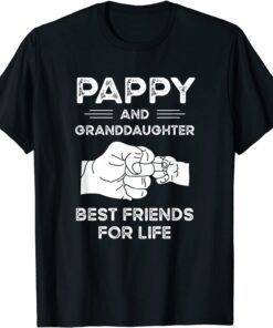 Pappy and Granddaughter Best Friends for Life Matching T-Shirt