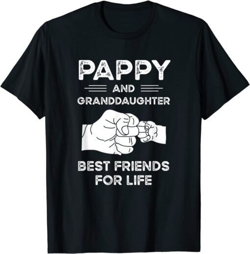 Pappy and Granddaughter Best Friends for Life Matching T-Shirt