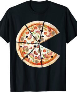 Pizza Pie & Slice Dad And Son Matching Pizza Father's Day Tee Shirt