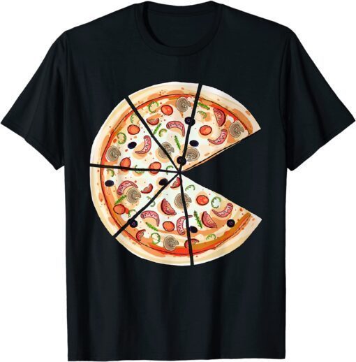 Pizza Pie & Slice Dad And Son Matching Pizza Father's Day Tee Shirt