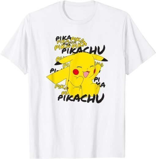 Pokémon Pikachu Cracks A Joke Laughing Tee Shirt