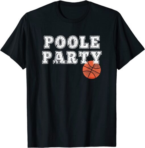 Poole Party Basketball Tee Shirt