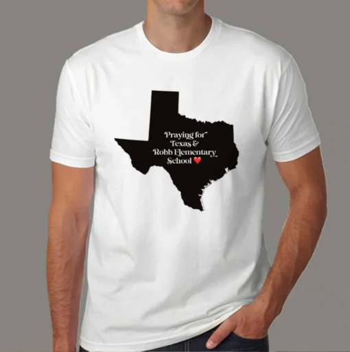 Praying For Texas Robb Elementary Shool, End Gun Violence Tee Shirt