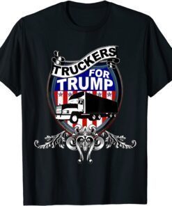 Pro Trump - Truckers for Trump 2024 Tee Shirt