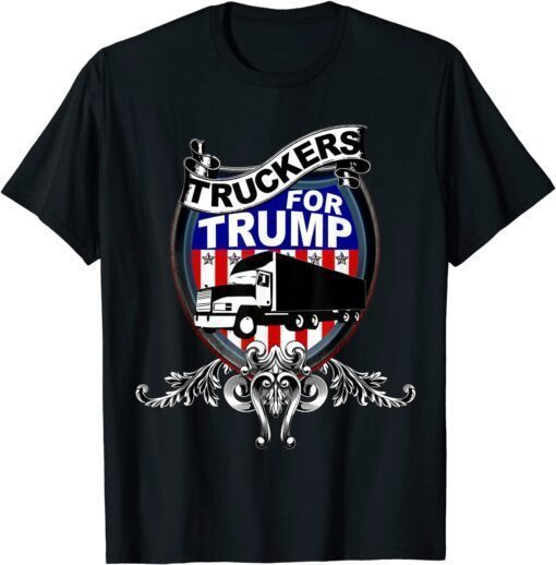 Pro Trump - Truckers for Trump 2024 Tee Shirt