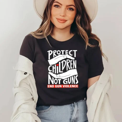 Protect Our Children Not Guns, Protect Our Kids Not Guns, Pray for Uvalde Tee Shirt