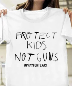 Protect kids not gun, Pray for Uvalde Texas, Uvalde Texas Strong American Flag Cross Tee Shirt