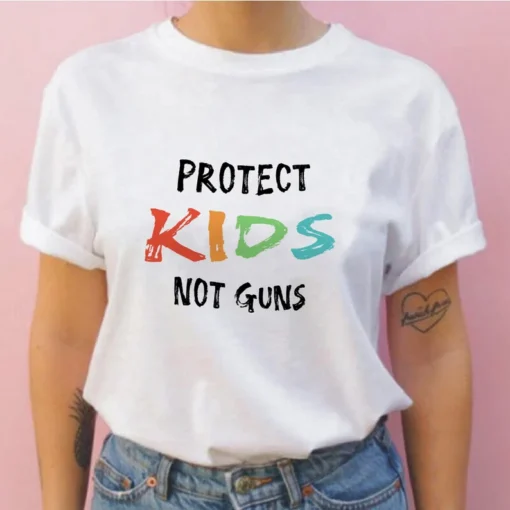 Protest for Our Children, Protect Kids Not Guns Tee Shirt