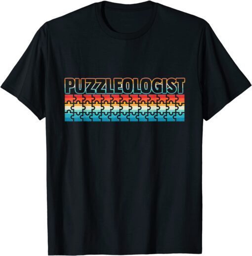 Puzzleologist - Puzzle Piece Lover Puzzler Tee Shirt