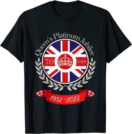 QUEEN'S PLATINUM JUBILEE 1952 2022 Tee Shirt