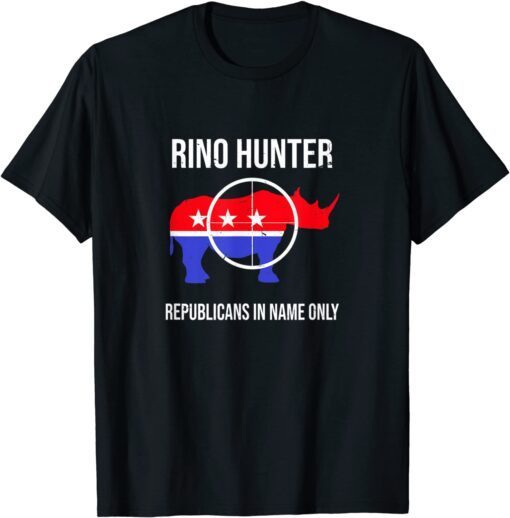 RINO Hunter Crosshairs Fake Republican Politician Tee Shirt