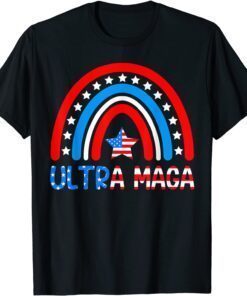 Rainbow American Flag We The People Ultra Maga Patriotic T-Shirt