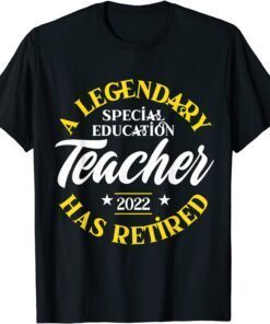 Retired Special Education Teacher 2022 Class Retirement SPED Tee Shirt