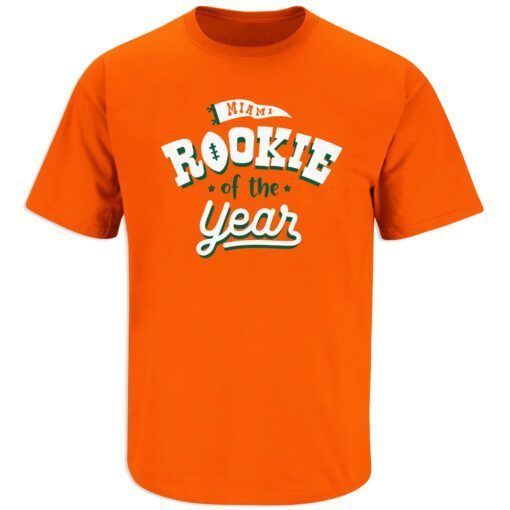 Rookie of the Year Miami College Tee Shirt