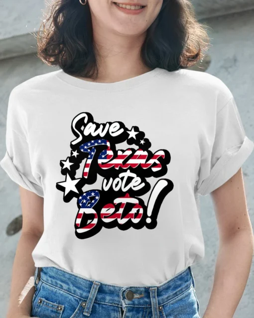 Save Texas Vote Beto, Anti Gun Pray For Texas Tee Shirt