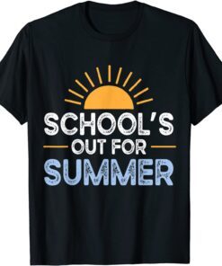 Schools Out for Sunline Beach Summer Happy Outfit Day Tee Shirt