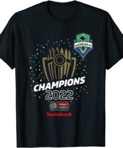 Seattle Sounders - Champions 2022 Concacaf Champions League T-Shirt