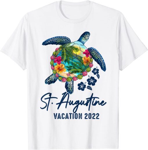 St. Augustine Sea Turtle Florida Family Vacation 2022 Tee Shirt