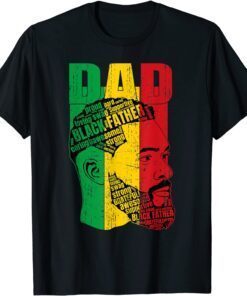 Strong Black Dad King African American Tee Shirt