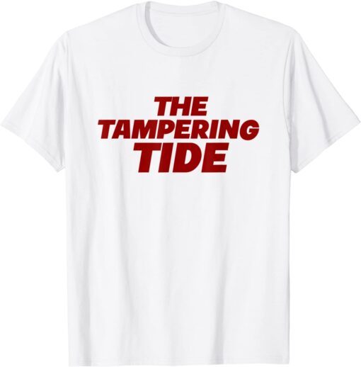 The Tampering Tide Sports Football Tee Shirt