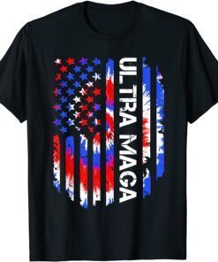 Tie Dye American Flag We The People Ultra Maga Patriotic Tee Shirt