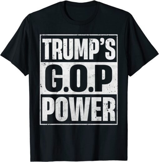 Trump's GOP Power Great Maga King Tee Shirt