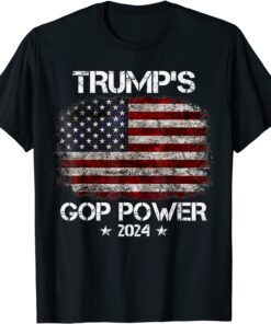 Trump’s GOP Power Ultra MAGA Trump Anti Biden USA T-Shirt