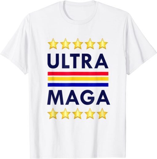 ULTRA MAGA And Proud Of It Patriotic USA Tee Shirt