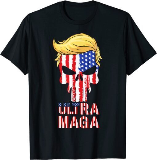 Ultra MAGA 2024 Pro Trump Maga Skull Ultra Maga Tee Shirt