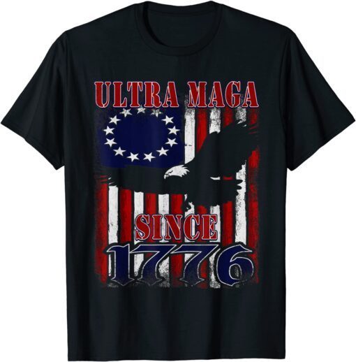 Ultra MAGA Anti Joe Biden 4th of July Tee Shirt